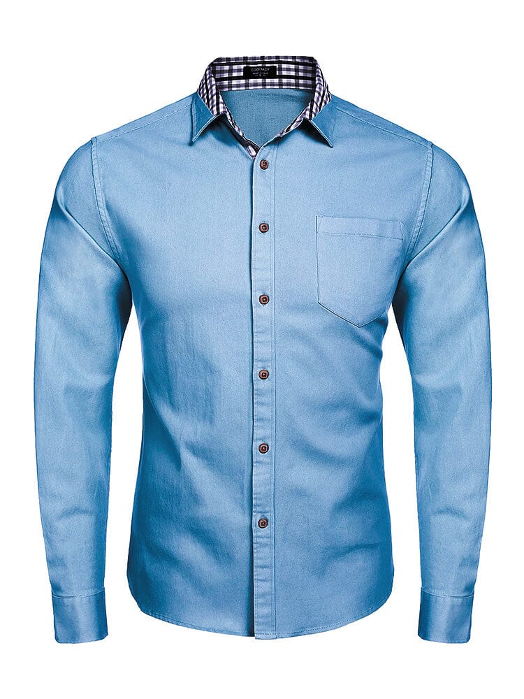Denim Dress Shirt for Men