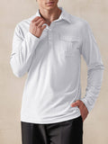 Classic Utility Polo Shirt Polos coofandystore White S 