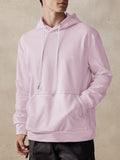 Casual Simple Pullover Hoodie Hoodies coofandystore Light Pink S 