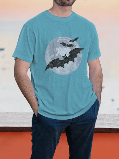 Halloween Pattern T-Shirt 4 coofandystore Blue S 