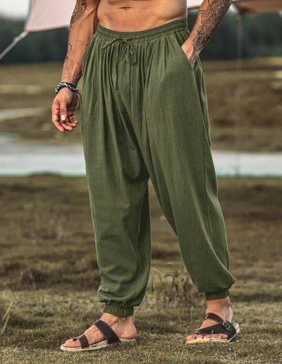 Coofandy Loose Fit Linen Style Hippie Pants (US Only) Pants coofandy 