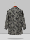 Coofandy Pattern Texture Shirt coofandystore 