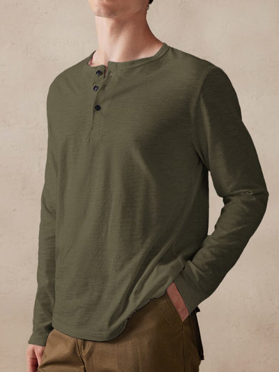 Cozy 100% Cotton Shirt Shirts coofandy Army Green S 