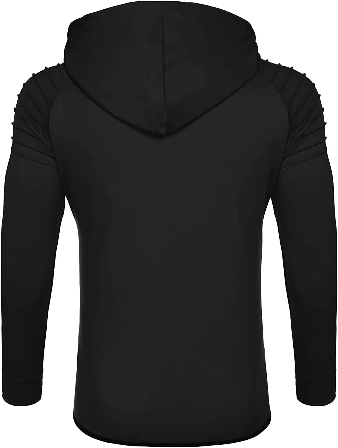 Fashion Long Sleeve Hooded With Zipper Pocket (US Only) Hoodies Coofandy's 