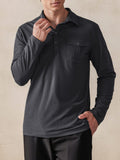 Classic Utility Polo Shirt Polos coofandystore Black S 