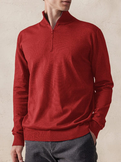 Casual Turtleneck Pullover Sweatshirt Hoodies coofandy Red M 