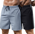 2 Pack Gym Quick Dry Running Shorts (US Only) Pants Coofandy&