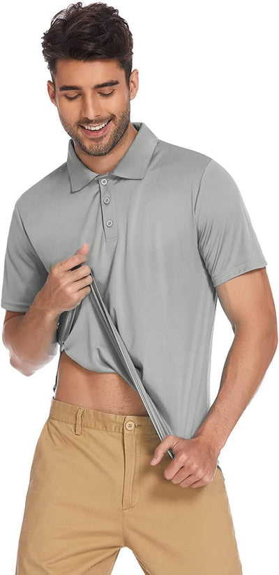 Coofandy Button Closure Polo Shirt (US Only) Polos COOFANDY Store 