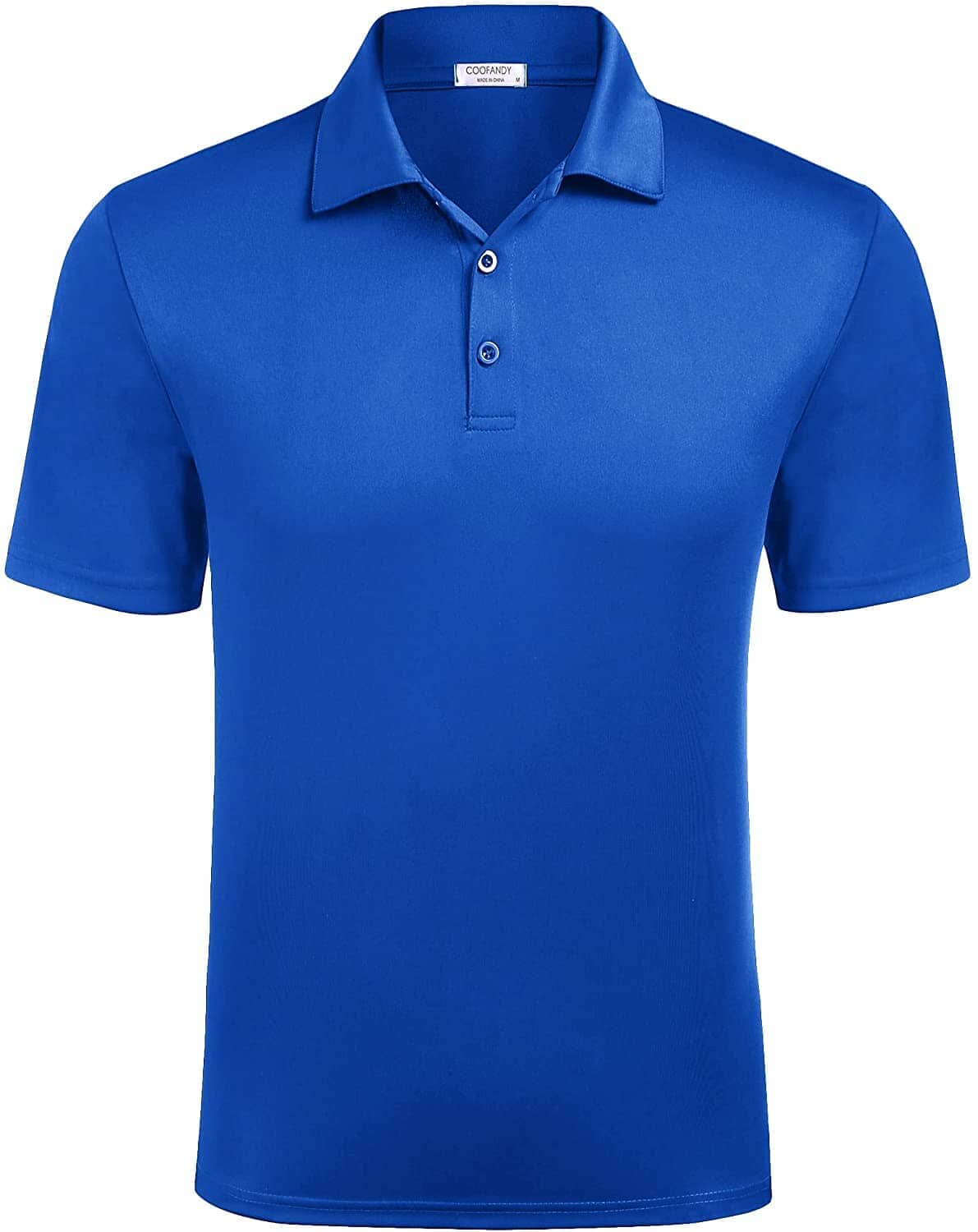 Coofandy Button Closure Polo Shirt (US Only) Polos COOFANDY Store Snorkel Blue Small 