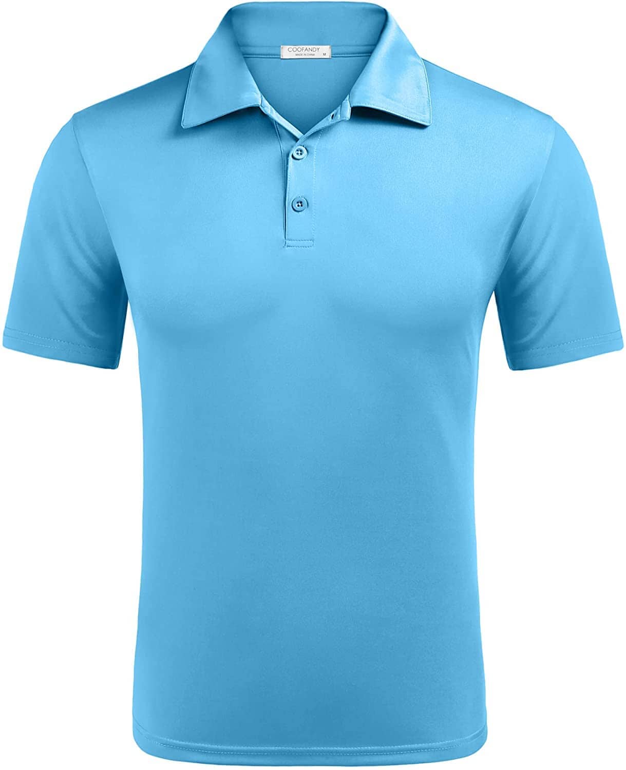 Coofandy Button Closure Polo Shirt (US Only) Polos COOFANDY Store Blue Small 