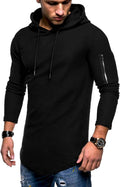 Solid Color Athletic Hoodie (US Only) Hoodies COOFANDY Store Black S 