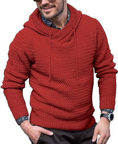 COOFANDY Mens Knitted Hooded Sweater Thick Warm Hoodies Pullover Fashion Casual Sweatshirt Coofandy's 