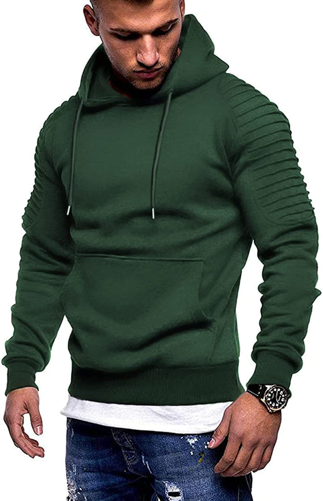 Lightweight Gym Athletic Pullover Hooded Sweater Pocket