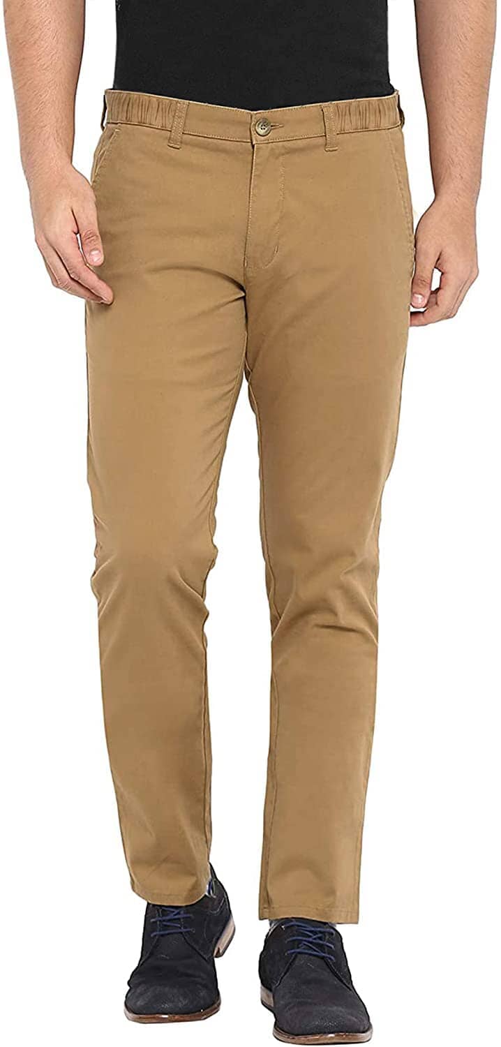 Coofandy Cotton Chino Pants (US Only) Pants COOFANDY Store Khaki Small 