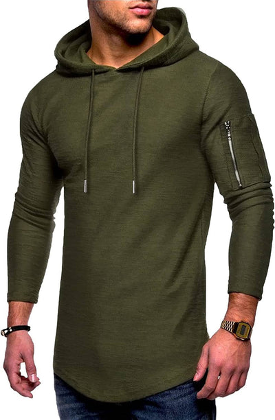 Solid Color Athletic Hoodie (US Only) Hoodies COOFANDY Store Army Green S 