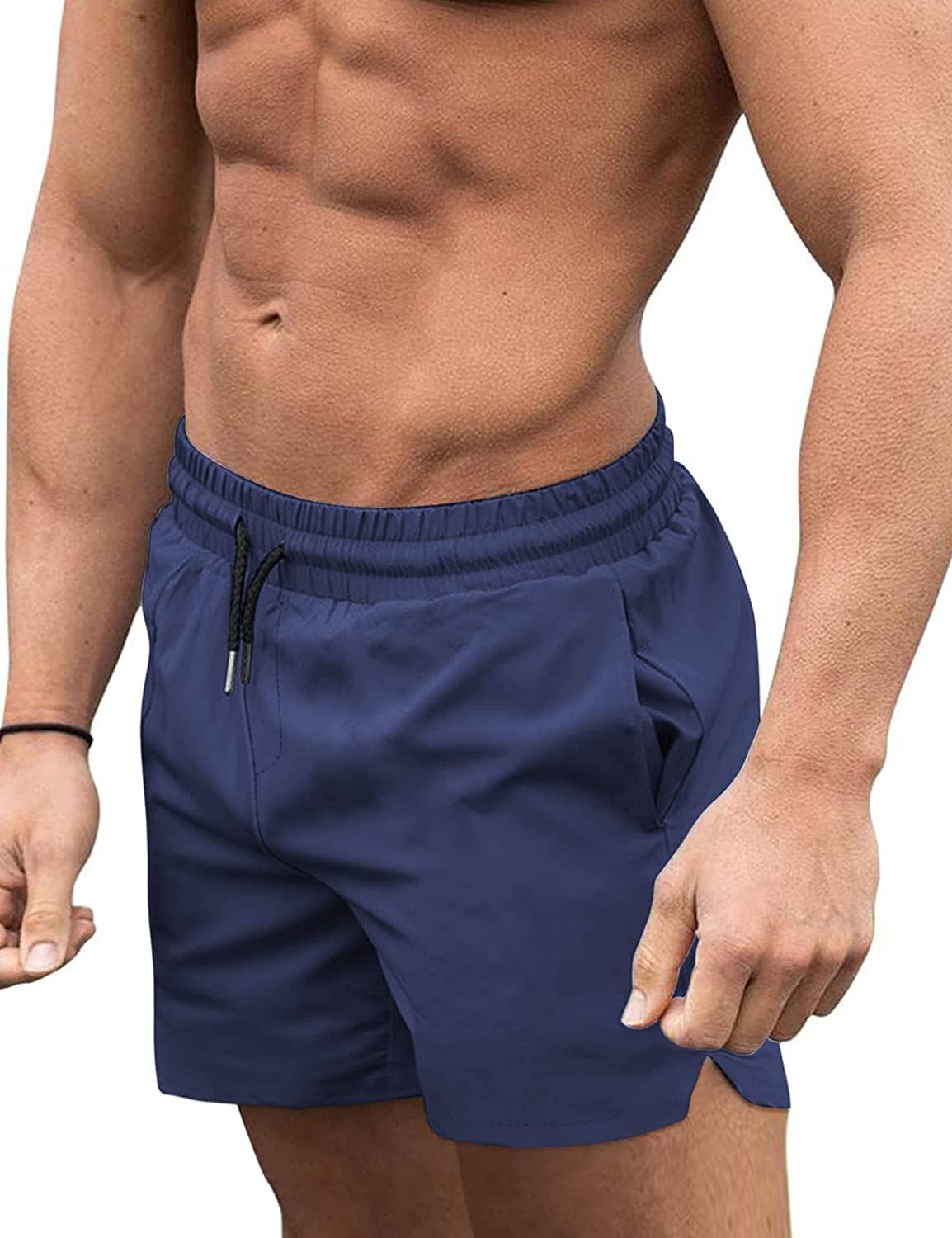 Classic Quick Dry Sport Shorts (US Only) Shorts COOFANDY Store Navy Blue M 