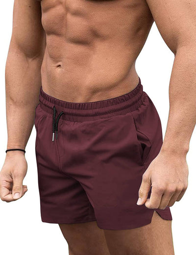 Classic Quick Dry Sport Shorts (US Only) Shorts COOFANDY Store Dark Red S 
