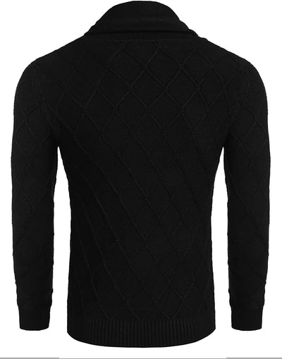 COOFANDY Men's Knitted Turtleneck Sweater Casual Thermal Long Sleeve Pullover Pullovers COOFANDY Store 