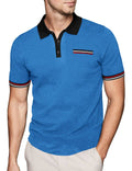 Coofandy Pocket Polo Shirt (US Only) Polos coofandy Blue S 