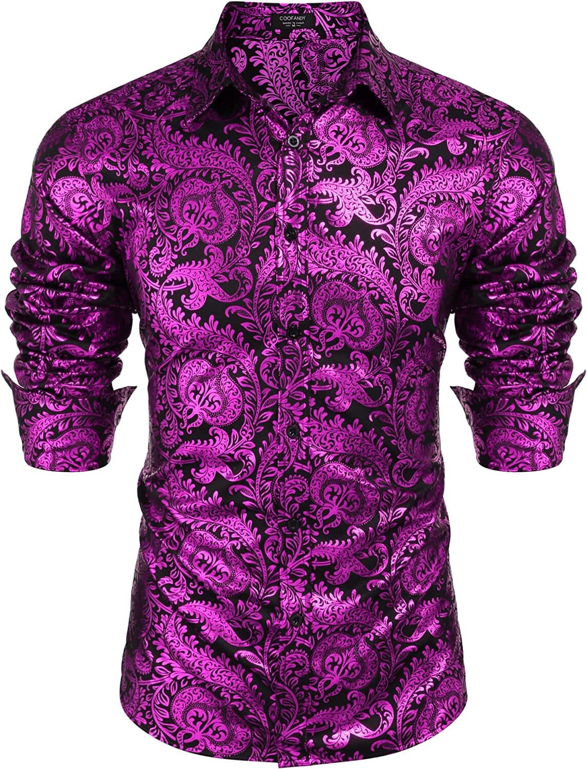 Luxury Design Floral Dress Shirt (US Only) Shirts COOFANDY Store Pat9 S 