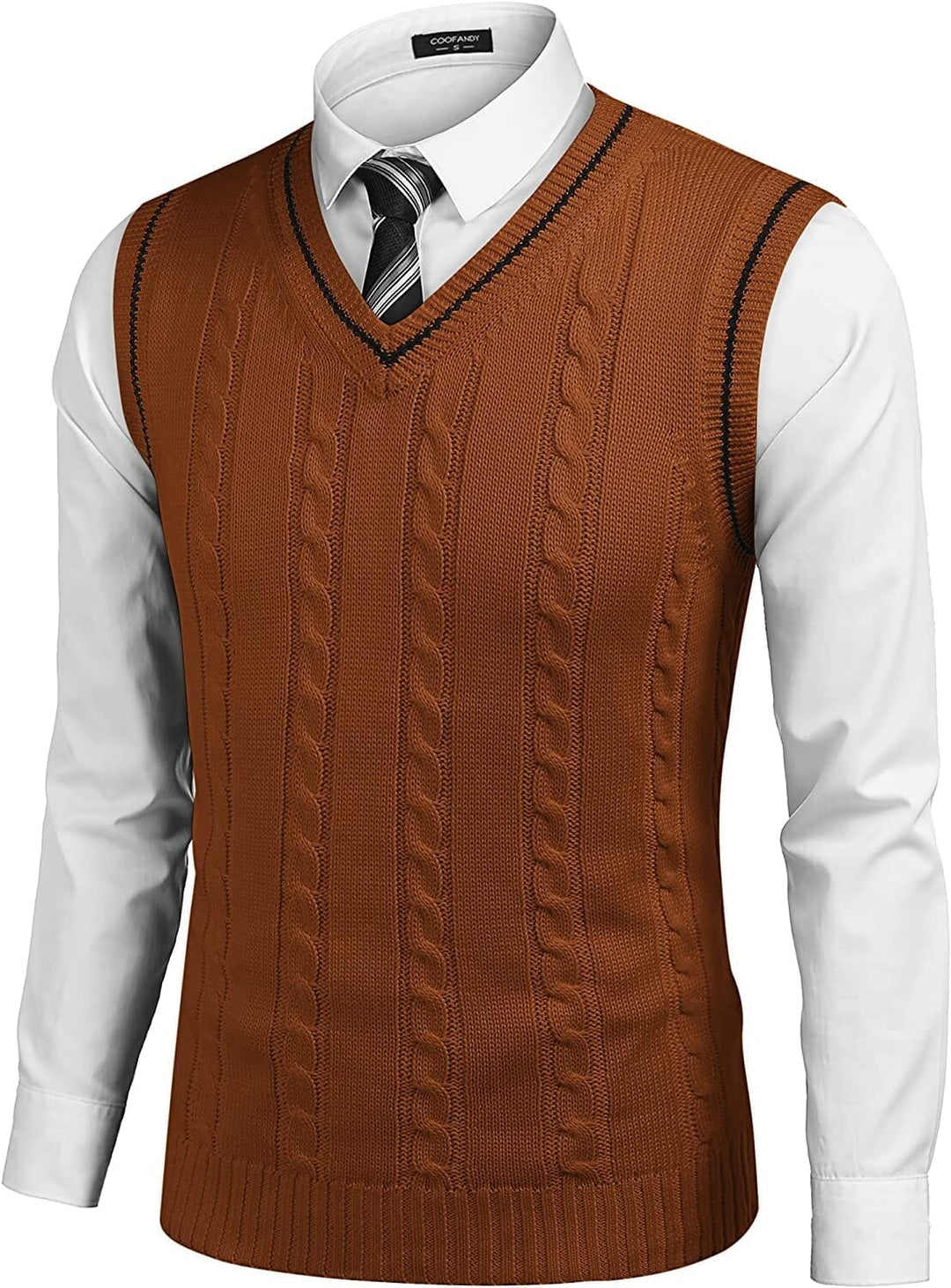 V Neck Sleeveless Knitted Vest - Soft, Lightweight & Stylish. US