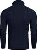 Turtleneck Casual Cable Knitted Pullover Sweaters (US Only) Fashion Hoodies & Sweatshirts COOFANDY Store 