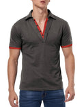 Coofandy Short Sleeve Polo Shirts (US Only) Polos coofandy Grey S 