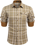 Flannel Button Down Plaid Shirts (US Only) Coat COOFANDY Store 