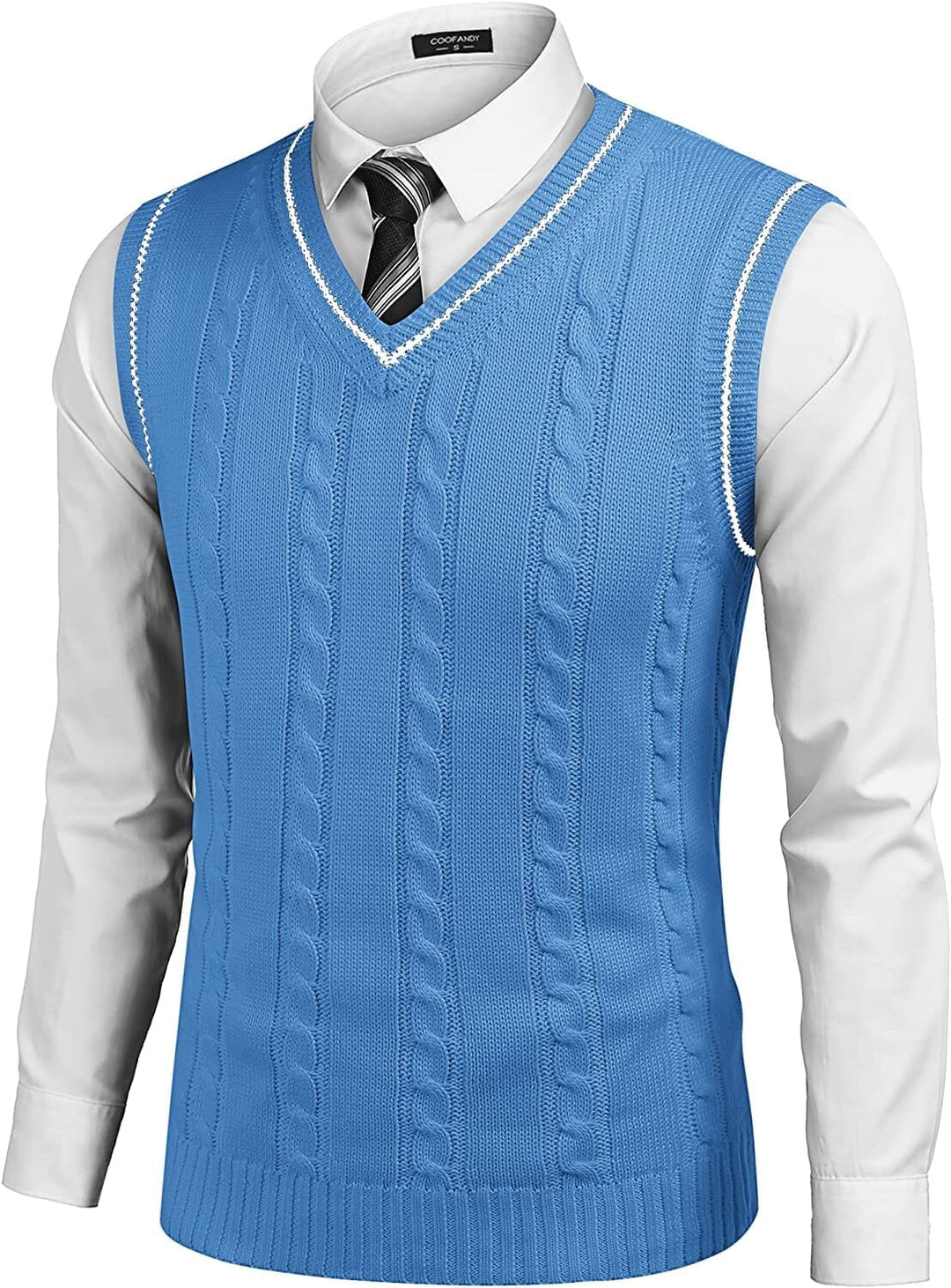 V Neck Sleeveless Knitted Vest - Soft, Lightweight & Stylish. US
