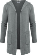 Lightweight Knitted Cardigan Sweaters with Pockets (US Only) Coat COOFANDY Store Light Grey S 