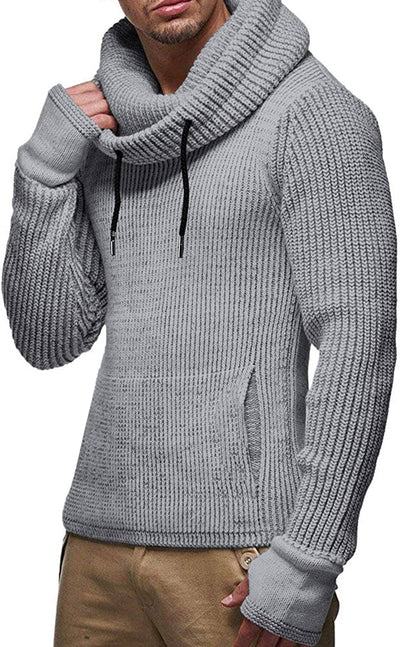 Knitted Pullover Turtleneck Sweater (US Only) Sweaters COOFANDY Store 