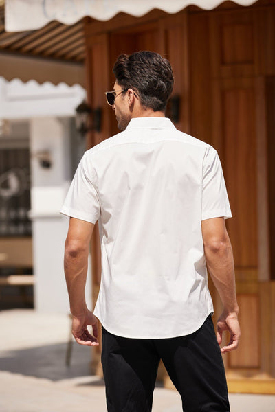 Coofandy Short Sleeve Dress Shirt (US Only) Shirts coofandy 