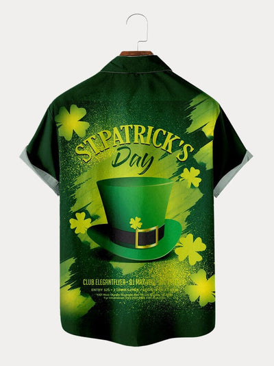 St. Patrick's Day Button Shirt Shirts coofandystore 