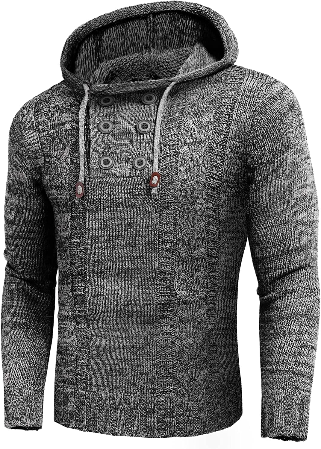 COOFANDY Men's Winter Zip Pullover Sweaters High Neck Long Sleeve Warm COOFANDY Men's Winter Zip Pullover Sweaters High Neck Long Sleeve Warm