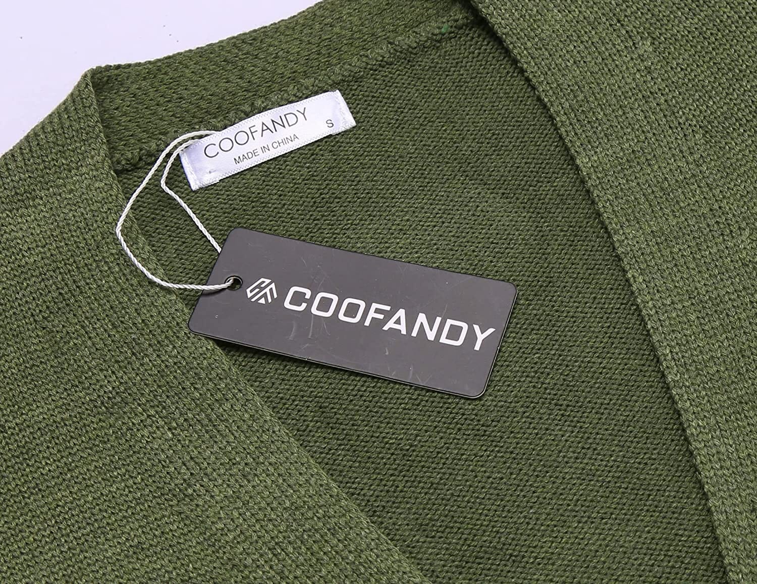 Colete Masculino COOFANDY Malha V Neck - Slim Fit Sem Mangas Azul Marinho
