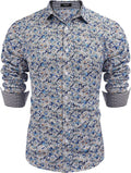 Floral Button Down Flower Printed Shirt (US Only) Shirts Coofandy&