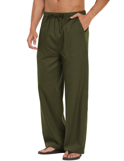 Coofandy Linen Style Loose Waist Yoga Pants (US Only) Pants coofandy 