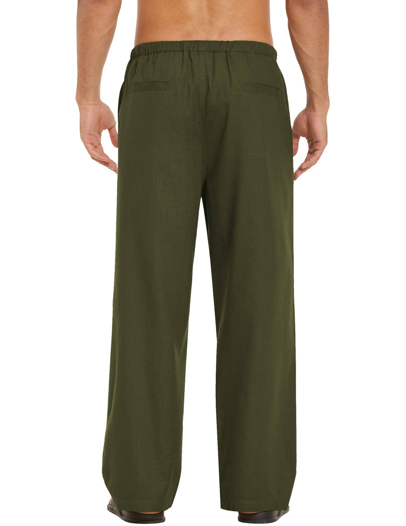 Coofandy Linen Style Loose Waist Yoga Pants (US Only) Pants coofandy 