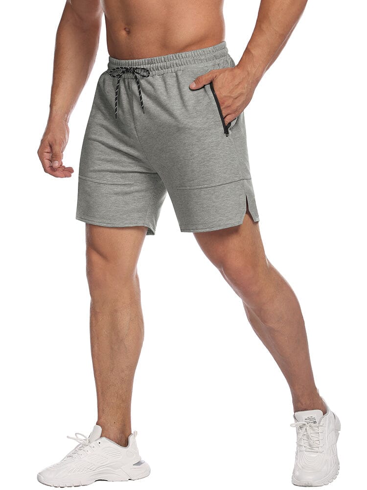 Quick-drying Gym Workout Shorts (US Only) Shorts coofandystore Light Grey S 
