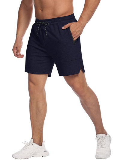 Quick-drying Gym Workout Shorts (US Only) Shorts coofandystore Navy Blue S 