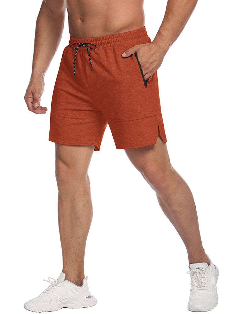 Quick-drying Gym Workout Shorts (US Only) Shorts coofandystore Orange S 