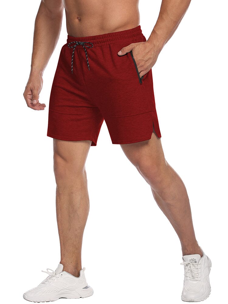 Quick-drying Gym Workout Shorts (US Only) Shorts coofandystore Red S 
