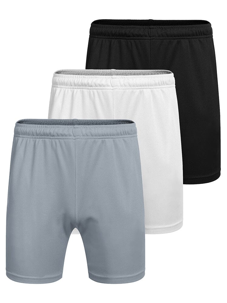 3-Pack Workout Shorts with Pocket (US Only) Shorts coofandystore PAT2 S 