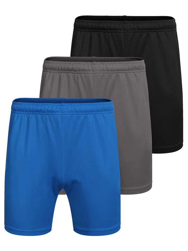 3-Pack Workout Shorts with Pocket (US Only) Shorts coofandystore PAT5 S 