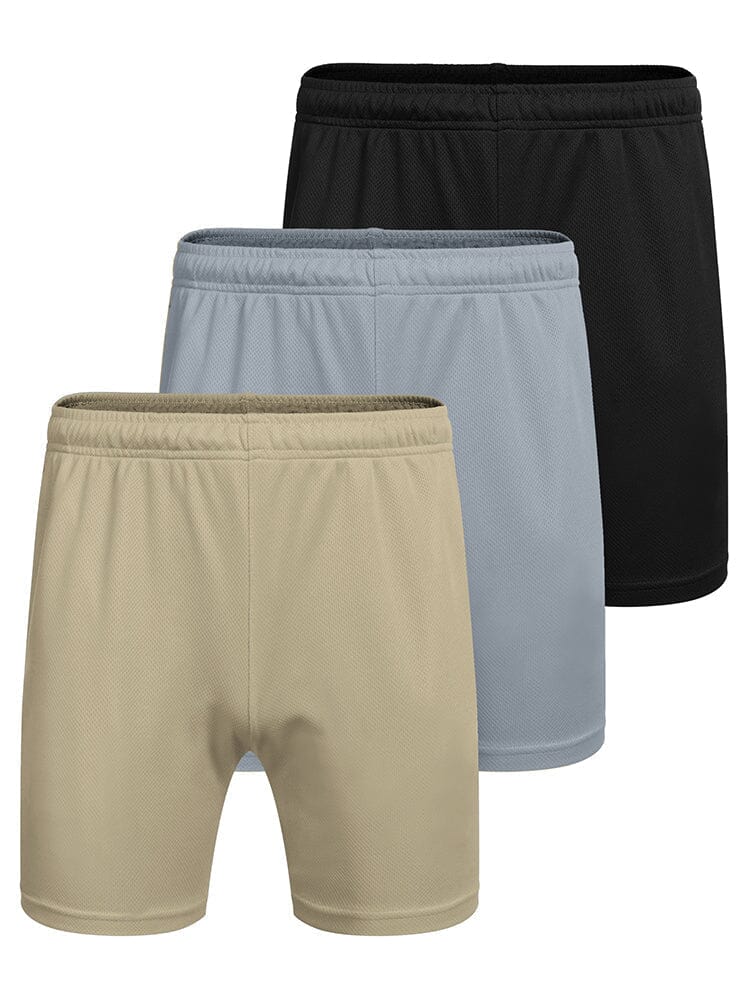 3-Pack Workout Shorts with Pocket (US Only) Shorts coofandystore PAT6 S 