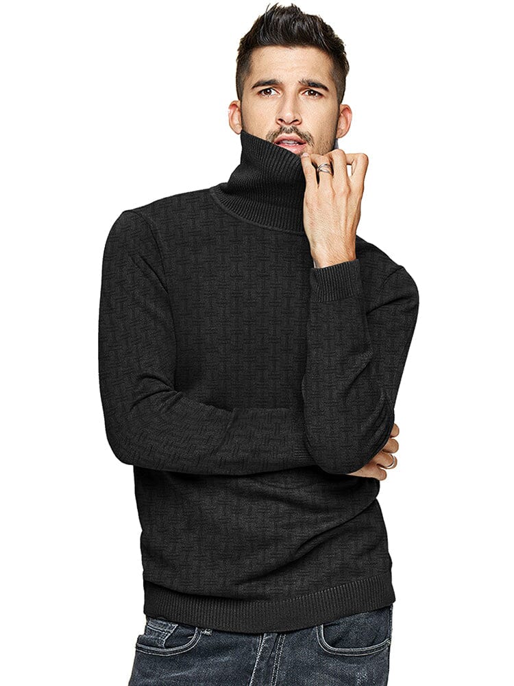 Casual Slim Fit Turtleneck Pullover Sweaters (US Only) Sweaters coofandystore 