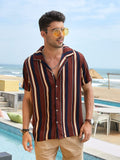 Striped Button Down Beach Shirts (US Only) Shirts coofandystore 