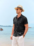 Casual Linen Cuban Shirts (US Only) Shirts coofandystore 
