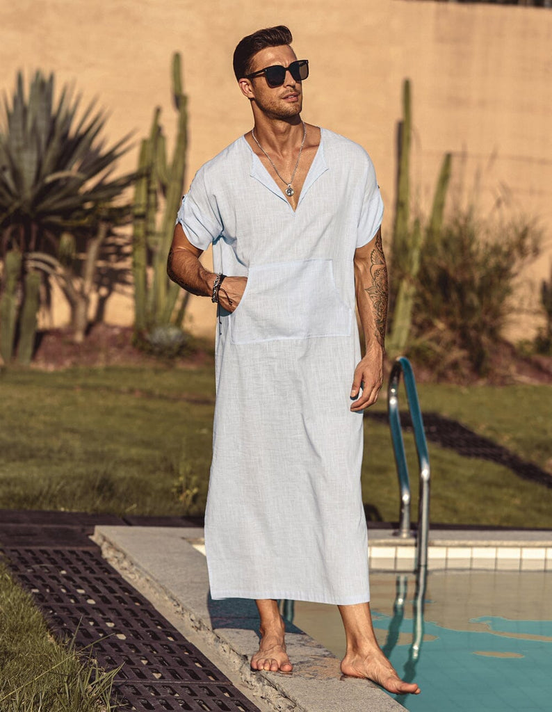 V Neck Long Gown