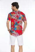 Coofandy Floral Henley Shirt (US Only) Shirts coofandy 
